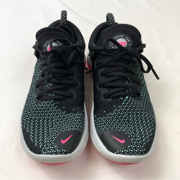 Nike Joyride Flyknit Black/Pink/Blue Sneakers US 6 - Picture 3 of 7